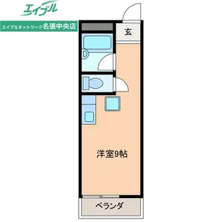 東駅前ビル【4階】の間取り