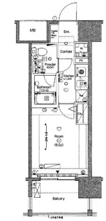 シーフォレシティ芝浦【8階】の間取り