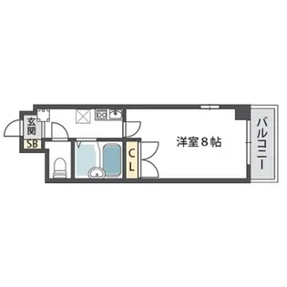 Raffine御所西【1階】の間取り