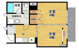 ガーデンテラス細沼A【3階】の間取り