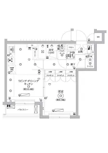 セジョリ鵜の木【2階】の間取り