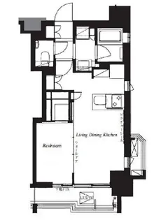 フレンシア椎名町【6階】の間取り