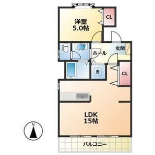 コーポ光荘【2階】の間取り