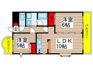 カサグランデIII壱番館【1階】の間取り