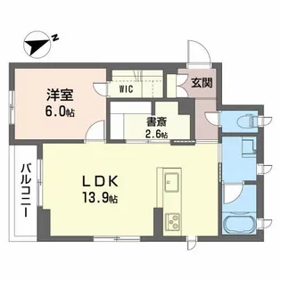 グランドールサカエ【3階】の間取り