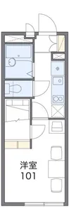 レオパレスマドレーヌ【3階】の間取り