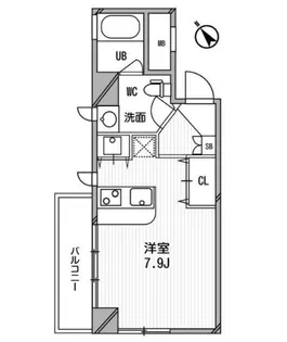 PATH代々木上原【2階】の間取り