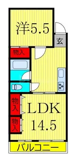 亀有第10ウィーンハイツ【5階】の間取り