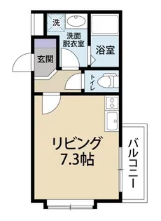 ホークヒルズ東山手【4階】の間取り
