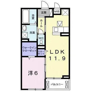 カモミーユ【3階】の間取り