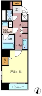 カスタリア勾当台公園【2階】の間取り