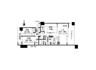 オーベル東陽町【2階】の間取り