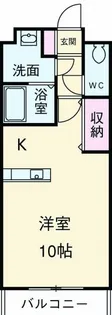 ルーナシティ【1階】の間取り