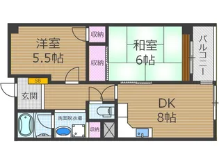 メゾン茨木西駅前【9階】の間取り