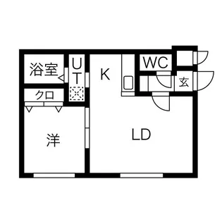 MTガーデン北28条【1階】の間取り