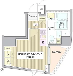 NJK MARQUIS OMOTESANDO NJKマーキス表参道【13階】の間取り