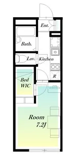 レオパレス紅花II【3階】の間取り