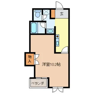 グランハイツ菜の花【2階】の間取り