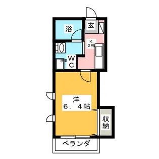 カーサアキモ【1階】の間取り