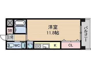 ツインリーブス【11階】の間取り