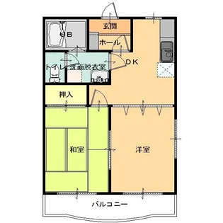 カーサSKII【2階】の間取り