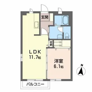 サンヒルズ【2階】の間取り