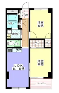 森脇ビル【4階】の間取り