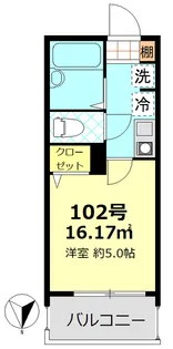 MELDIA東向島【1階】の間取り