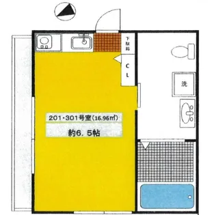 リバストン東四つ木【2階】の間取り