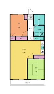 西明石シティハイツI【2階】の間取り