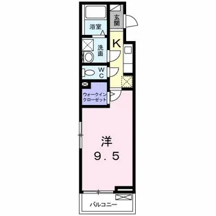 サウスビレッジV【2階】の間取り