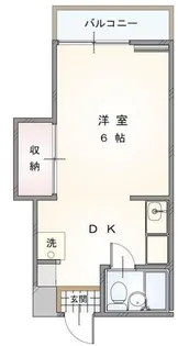 第2西山ハイツ【2階】の間取り