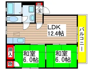 ルミエールイトウ A棟の間取り