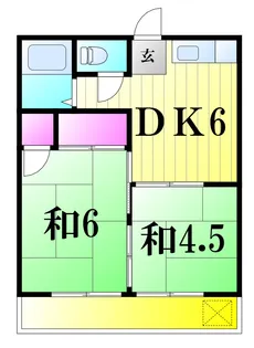 榎照荘【1階】の間取り