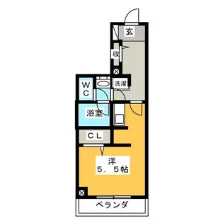 エヴァーモア【5階】の間取り