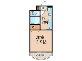 第二ニユー高貴【2階】の間取り