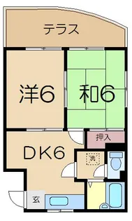 アイ・レジデンス【1階】の間取り