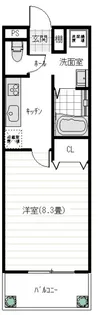 ラ・メール本町B【3階】の間取り