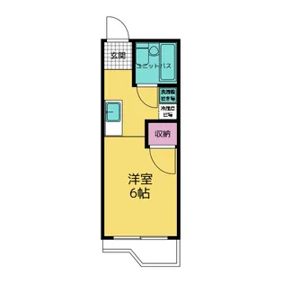 マンション松井【2階】の間取り