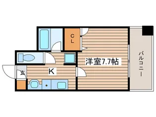エスタシオン新栄【4階】の間取り