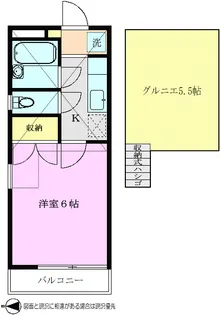 アドヴァンス【2階】の間取り