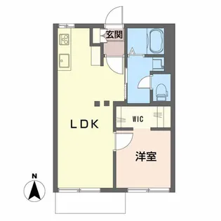 ハリープラザ三陽I【1階】の間取り