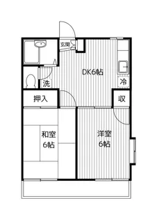 コーラルハイツ星川壱番館【1階】の間取り