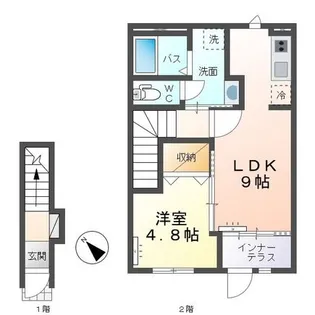 サンコート【2階】の間取り