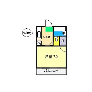 フジハラハイツ II【1階】の間取り
