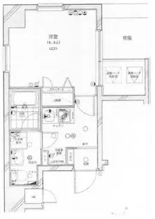 グリフィン横浜・桜木町駅前弐番館【2階】の間取り
