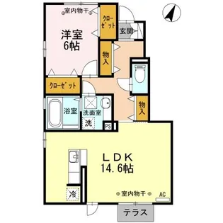 ドエル22【1階】の間取り