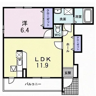ライゼ七夕【1階】の間取り