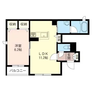 Abeaut【1階】の間取り