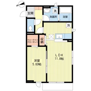 プアオレナ【1階】の間取り